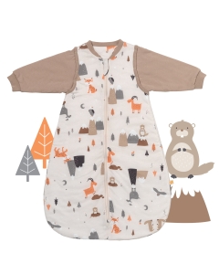 Śpiworek do spania całoroczny 2.5 Tog Mountain Animals 70 cm