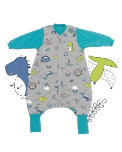 Śpiworek z nogawkami całoroczny 2.5 Tog-Modal Dino-70 cm