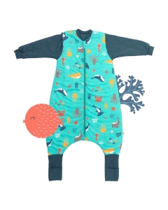 Śpiworek z nogawkami całoroczne light 1.0 Tog Under The Sea-110 cm