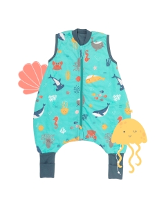 Śpiworek z nogawkami całoroczny light 1.0 Tog Under The Sea-70 cm