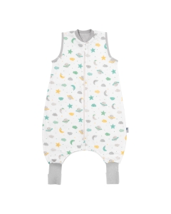 Śpiworek z nogawkami całoroczny 2.5 Tog-Moon and Stars-70 cm