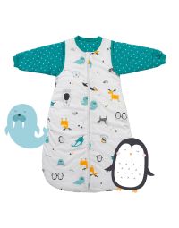 Śpiworek z bawełny organicznej całoroczny 2.5 Tog Polar Pals