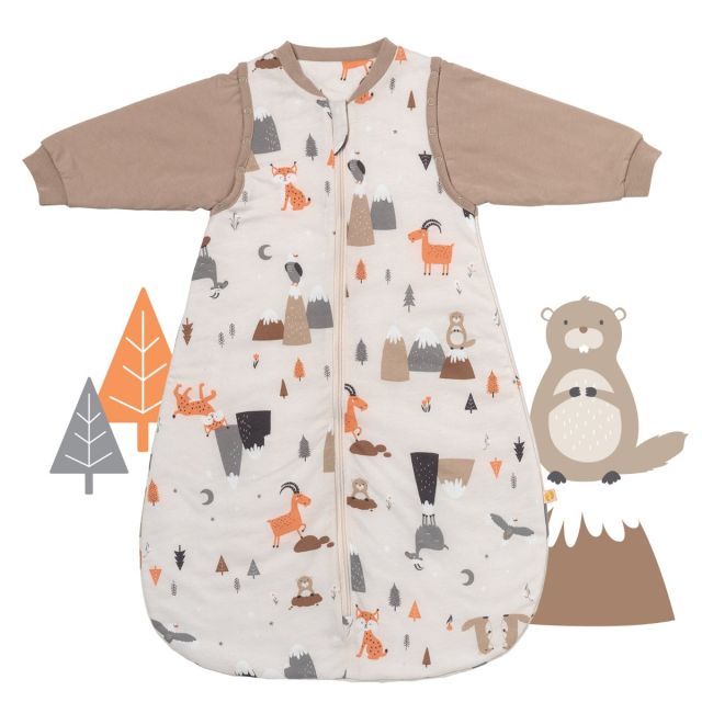 Śpiworek do spania całoroczny 2.5 Tog Mountain Animals