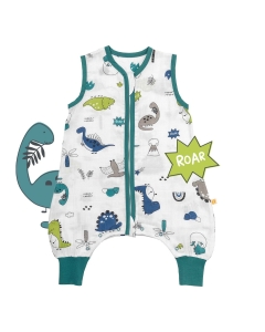 Śpiworek z nogawkami letni muślinowy 0.5 Tog Dino