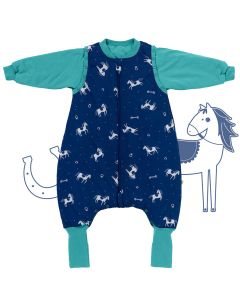 Śpiworek z nogawkami całoroczny 2.5 Tog Horses Green