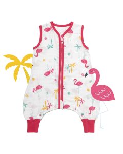 Śpiworek z nogawkami letni muślinowy 0.5 Tog Flamingo
