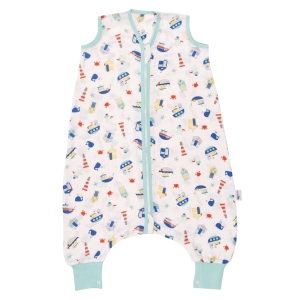 Śpiworek z nogawkami letni muślinowy 0.5 Tog Sea